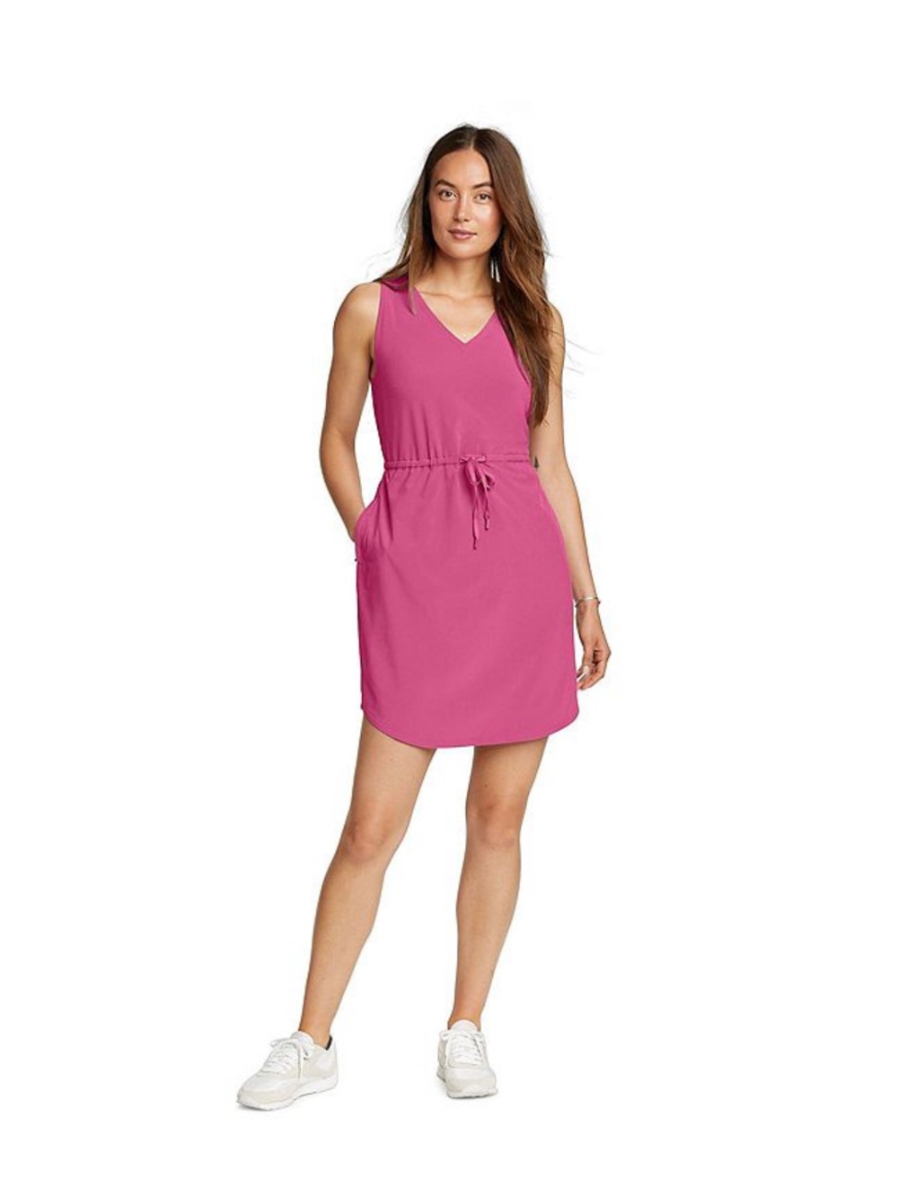 Eddie Bauer fuchsia tank dress